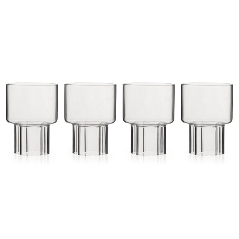 Wine Glass Set Of 4 - Wavy