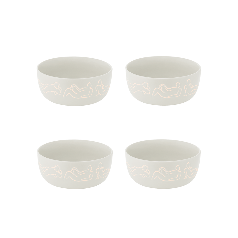 CEREAL / SOUP BOWL SET OF 4 - luxe loungers - sand