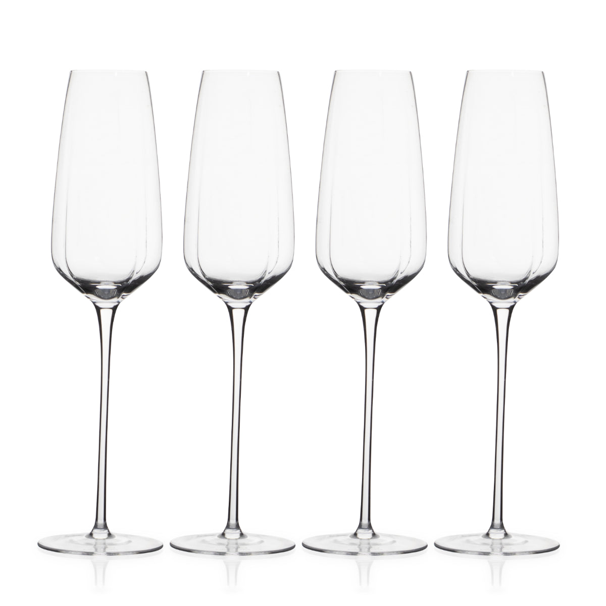 Champagne Flute Set Of 4 - Tulip
