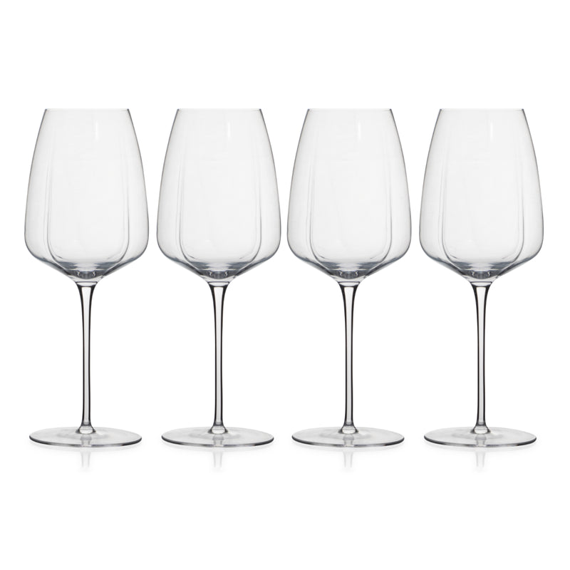 Red Wine Glass Set Of 4 - Tulip