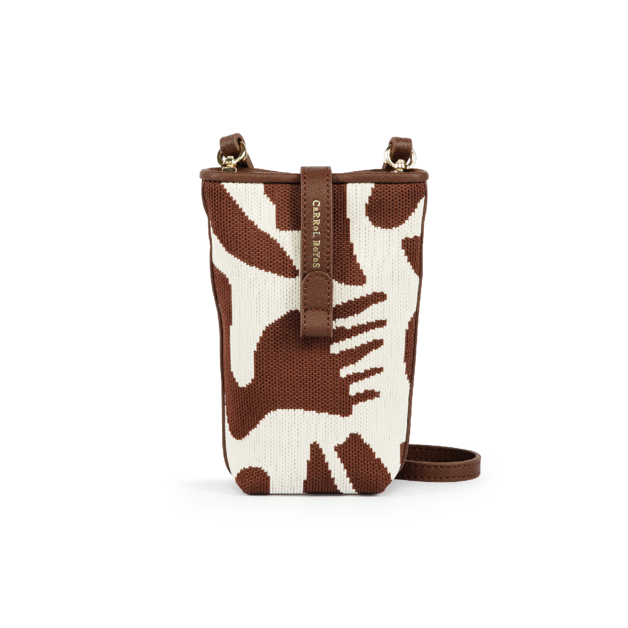 Crossbody Phone Pouch - Lacuna - Brown
