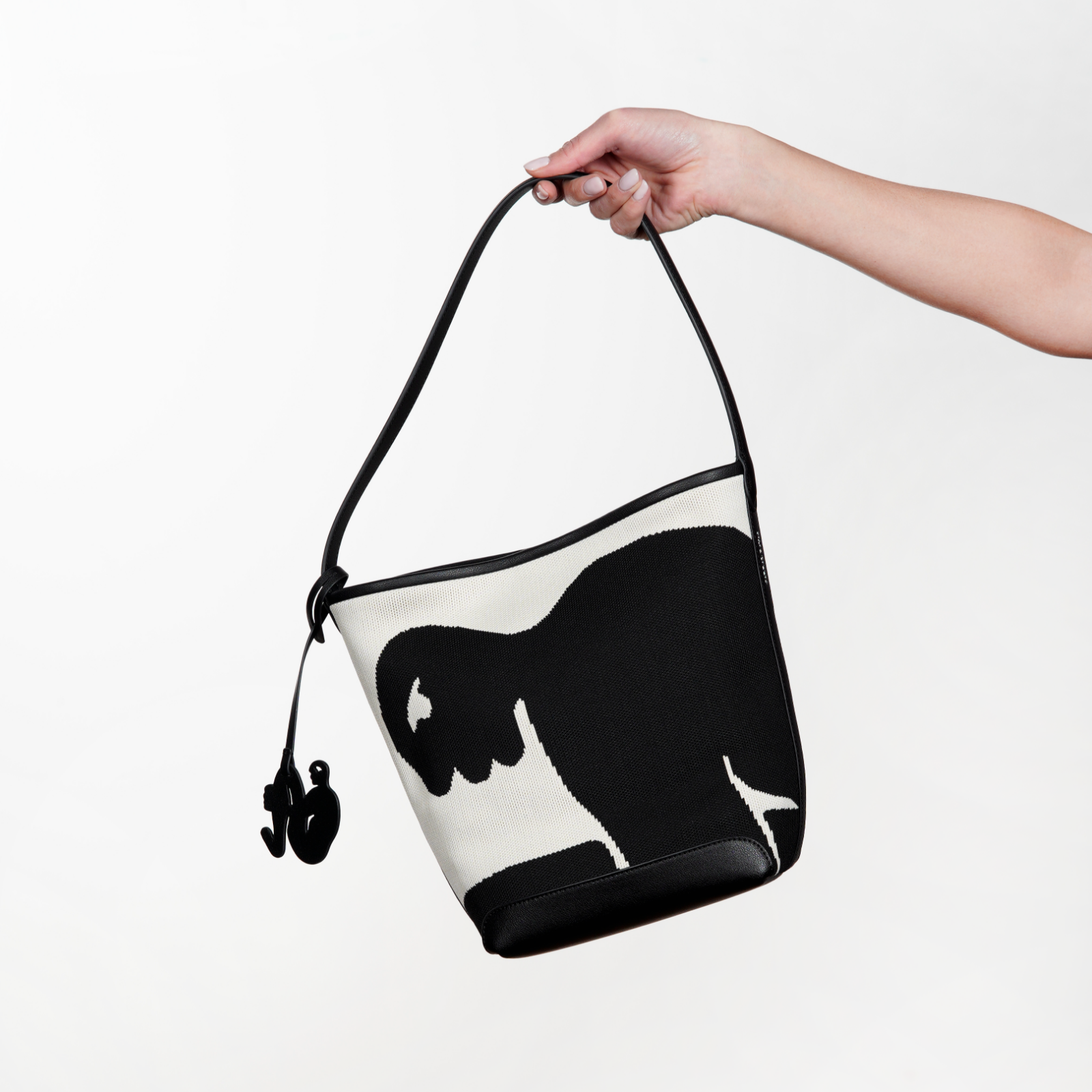 Medium Tote Bag - Pulse - Black