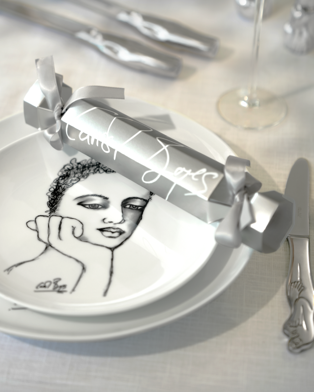 CRACKER GIFT SET - signature sparkle – grey