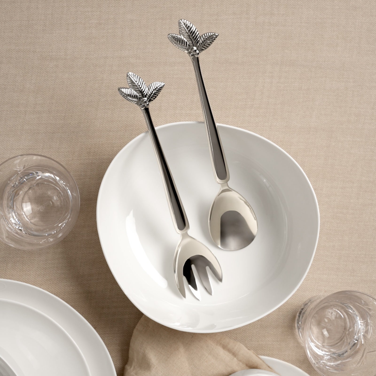 Salad Servers - Palm