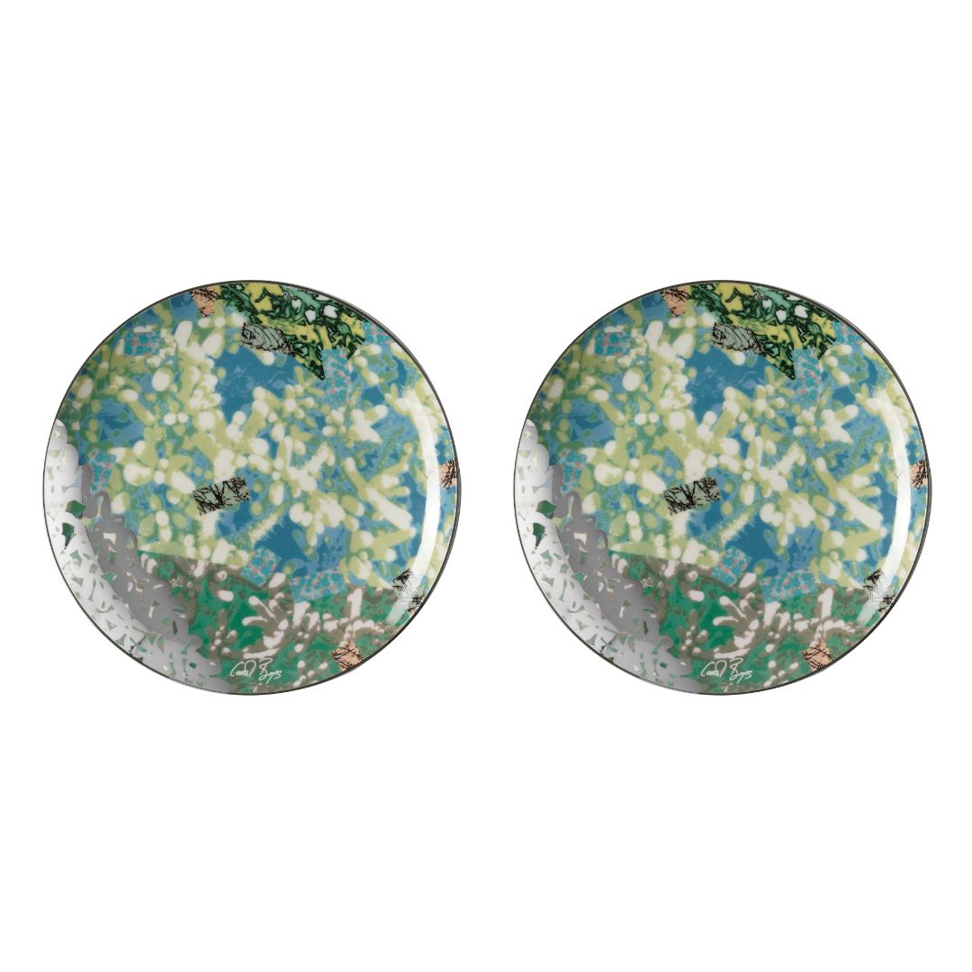Side Plate Set Of 2 - Verdant