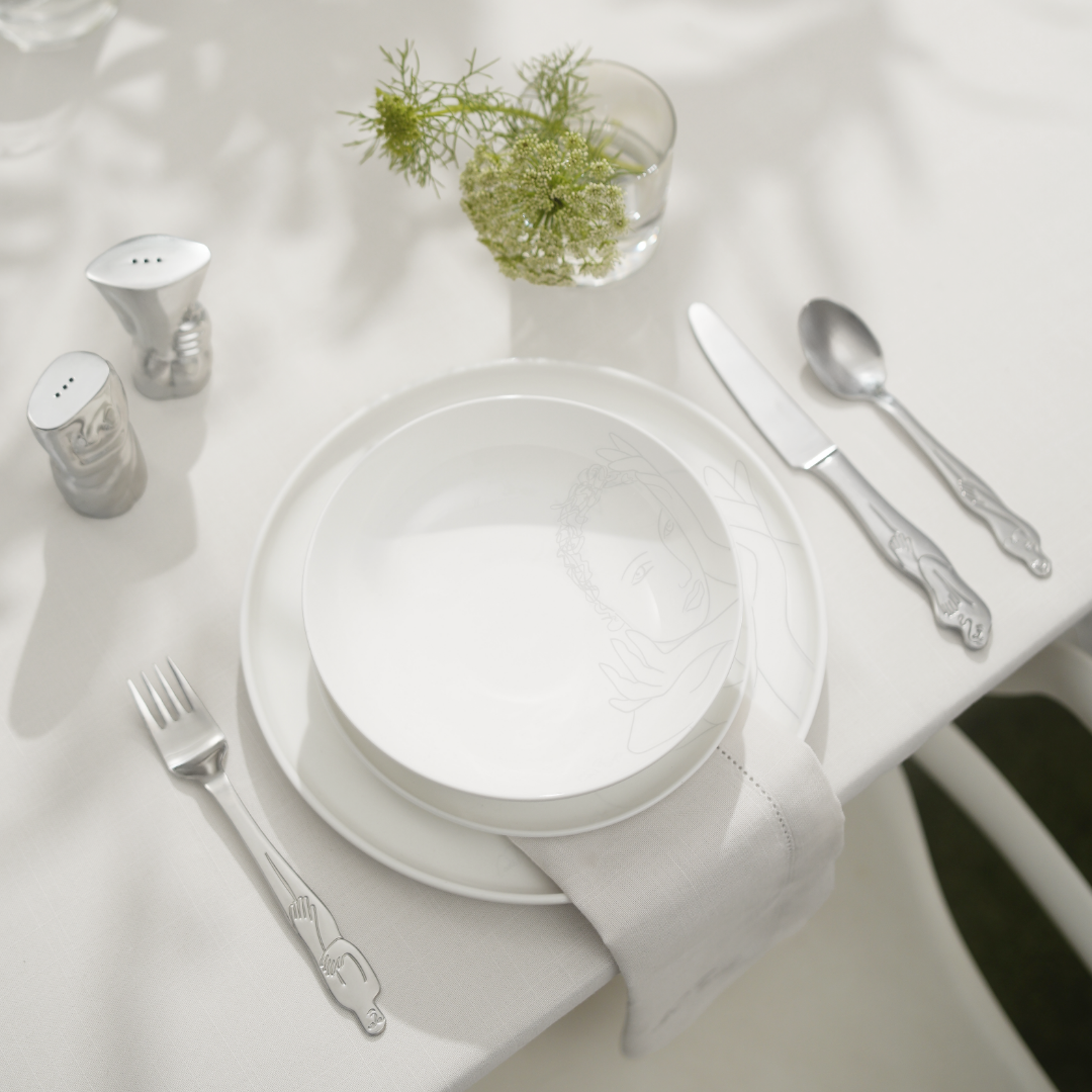 Cereal / Soup Bowl Set Of 4 - Sketchbook Grey