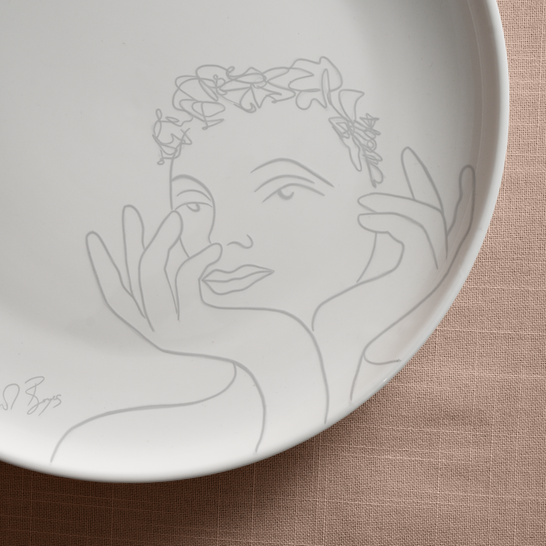 Dinner Plate Set Of 4 - Sketchbook Grey