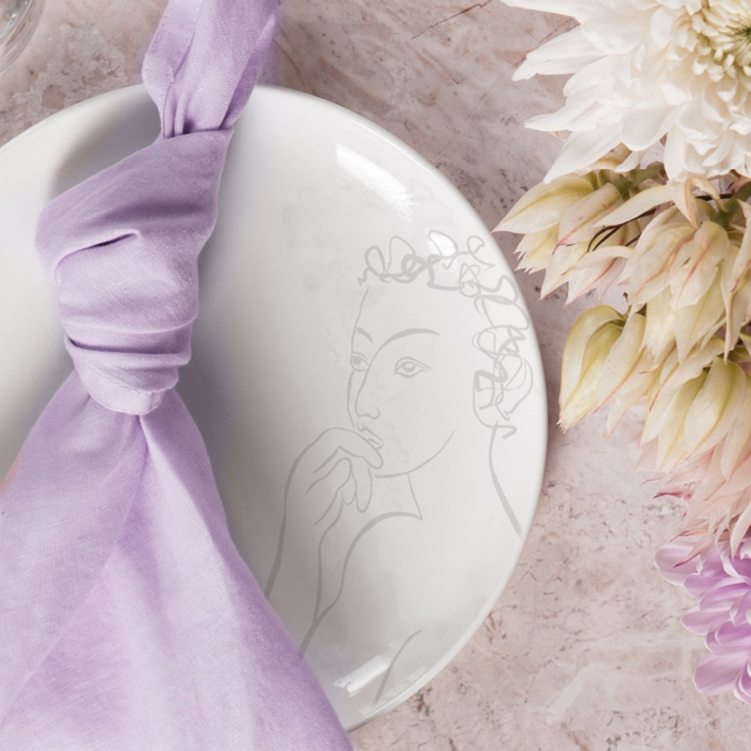 Dinner Plate Set Of 4 - Sketchbook Grey