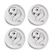 Dinner Plate Set Of 4 - Face Facts