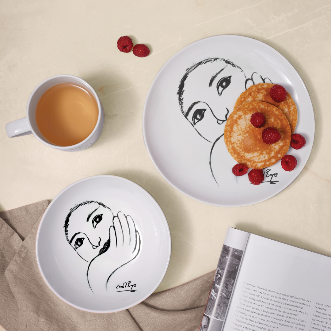 Dinner Plate Set Of 4 - Face Facts