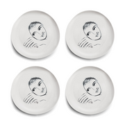 Dinner Plate Set Of 4 - Let'S Face It!