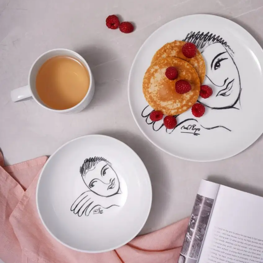 Dinner Plate Set Of 4 - Let'S Face It!