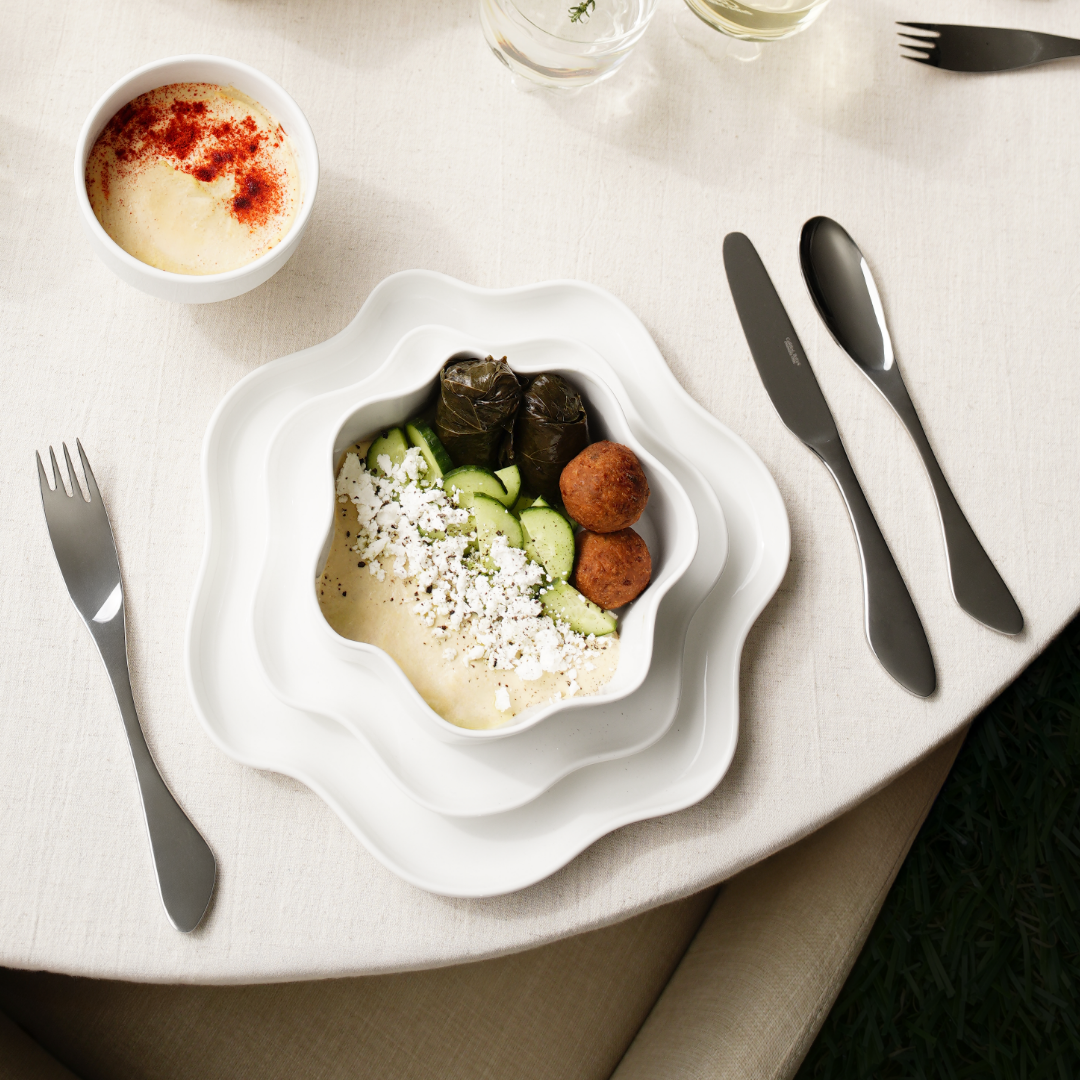 Dinner Plate Set Of 4 - Wavy