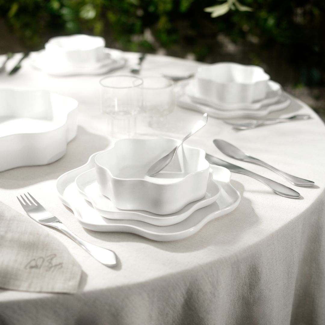 Dinner Plate Set Of 4 - Wavy