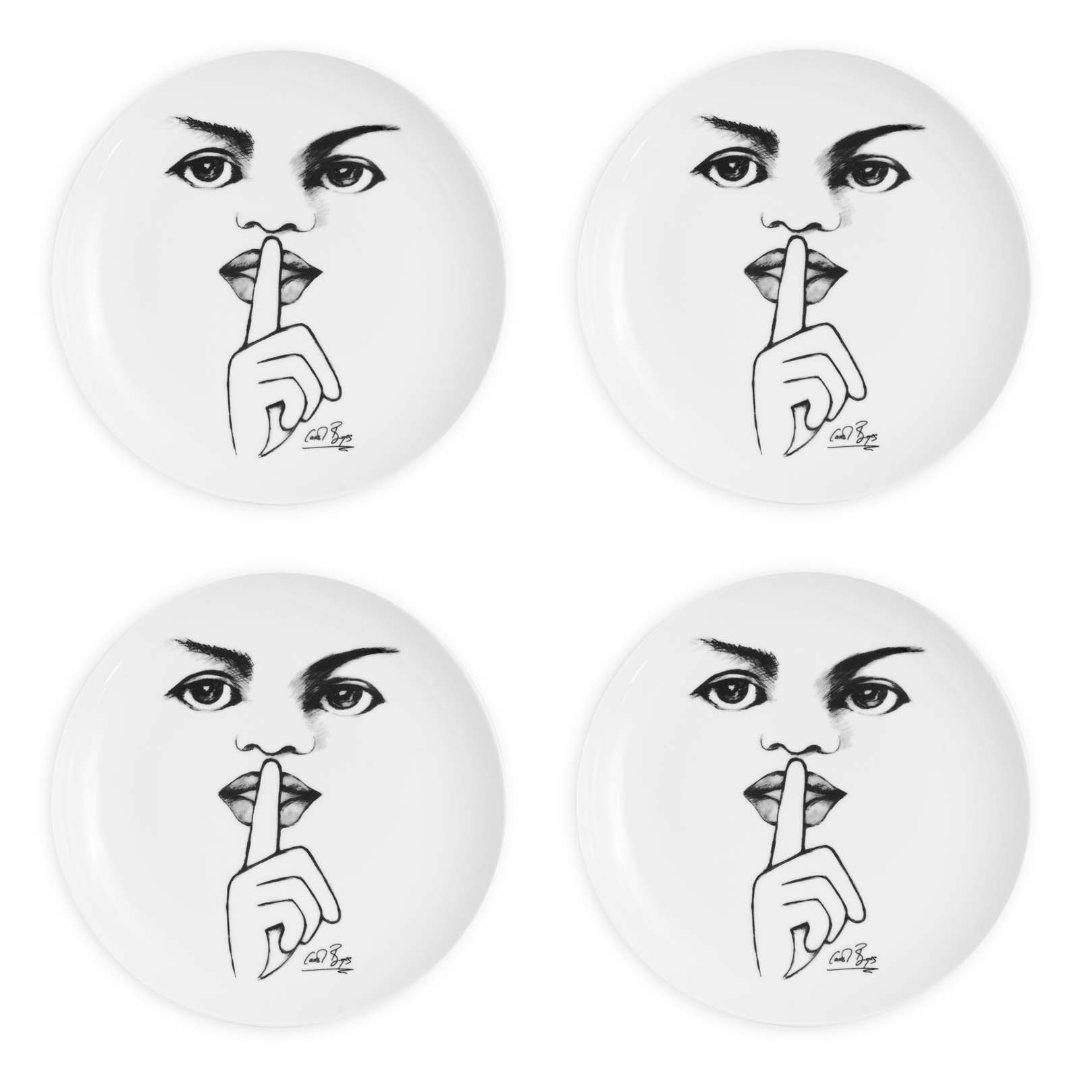 Side Plate Set Of 4 - It'S A Secret