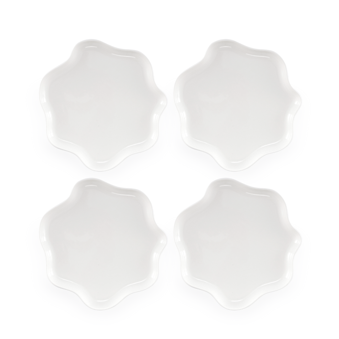 Side Plate Set Of 4 - Wavy