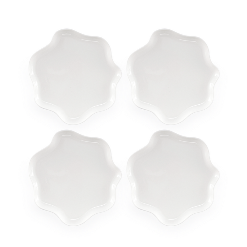 Side Plate Set Of 4 - Wavy
