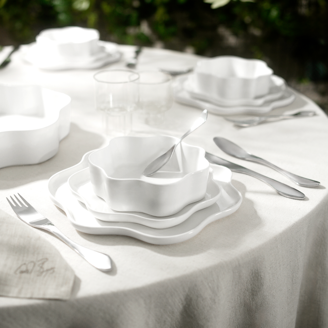 Side Plate Set Of 4 - Wavy