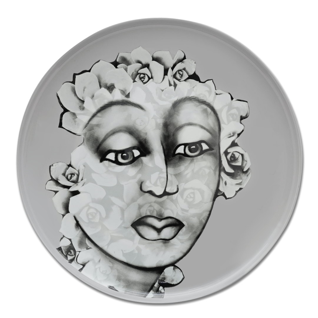 Dinner Plate Set Of 4 - Succulent Faces
