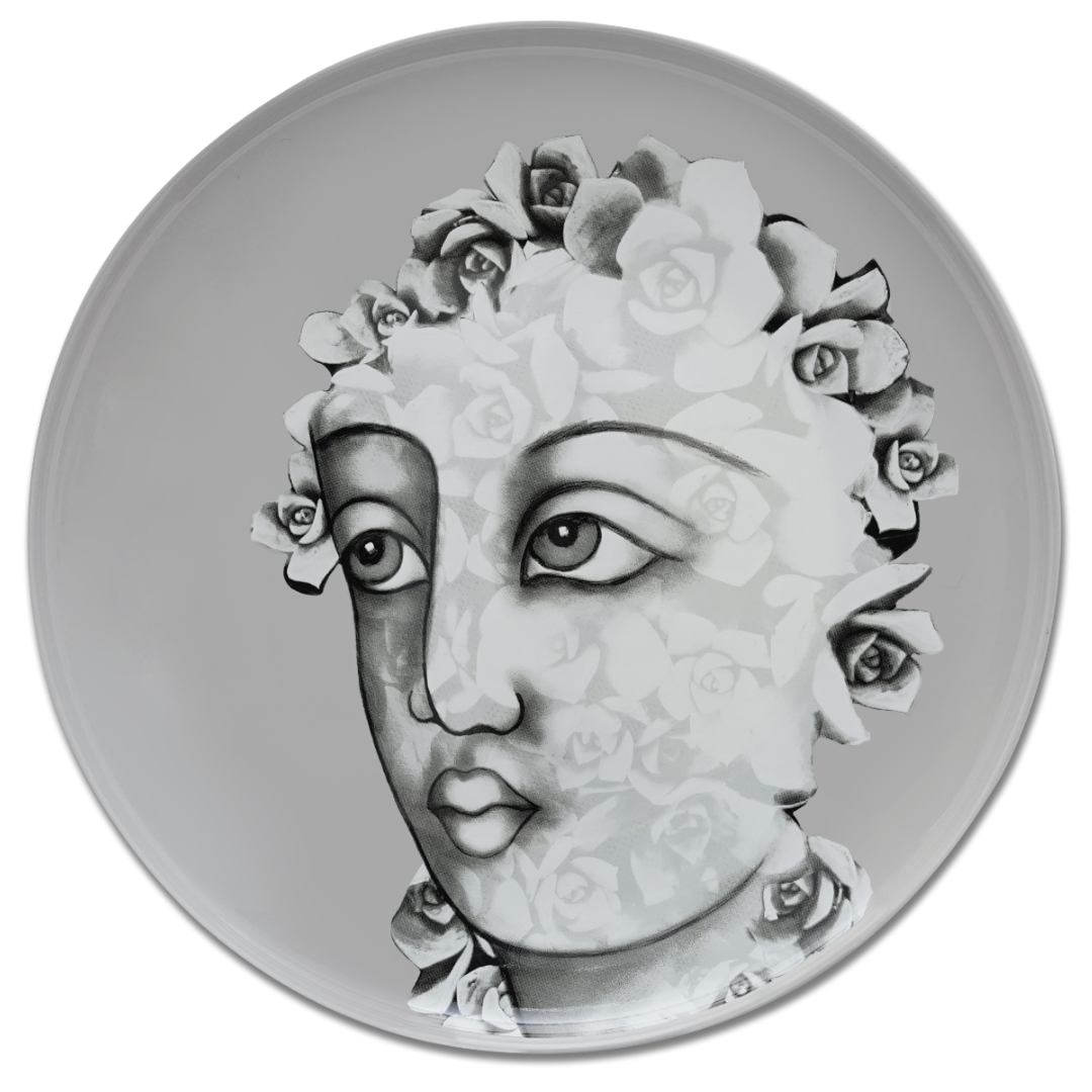 Dinner Plate Set Of 4 - Succulent Faces