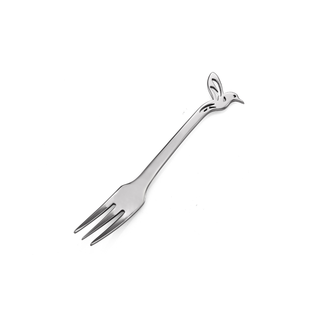Cake Fork Set Of 6 - Hummingbird