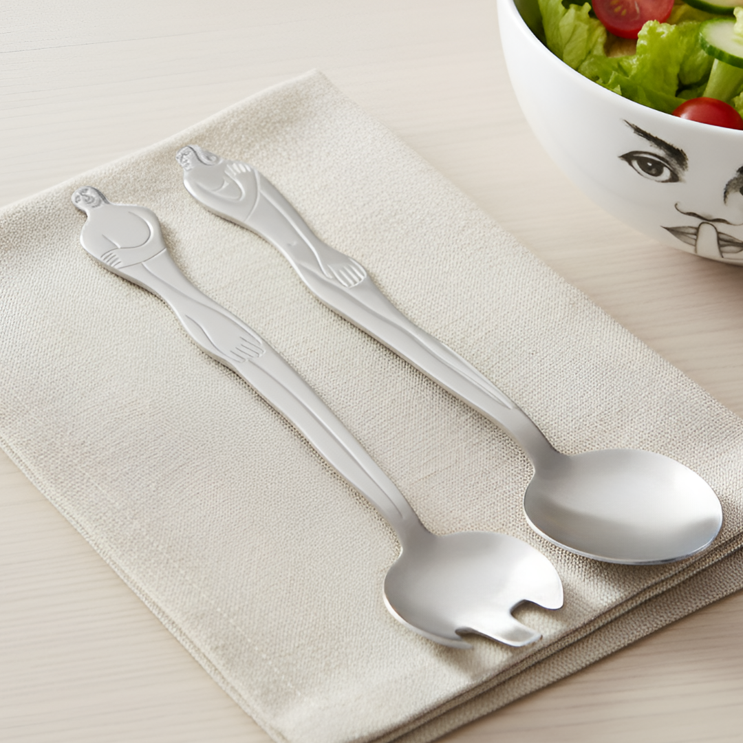 Salad Servers - Woman Man
