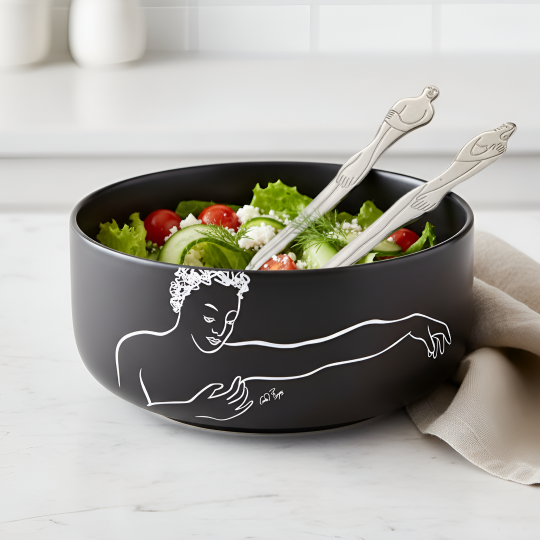 Salad Servers - Woman Man