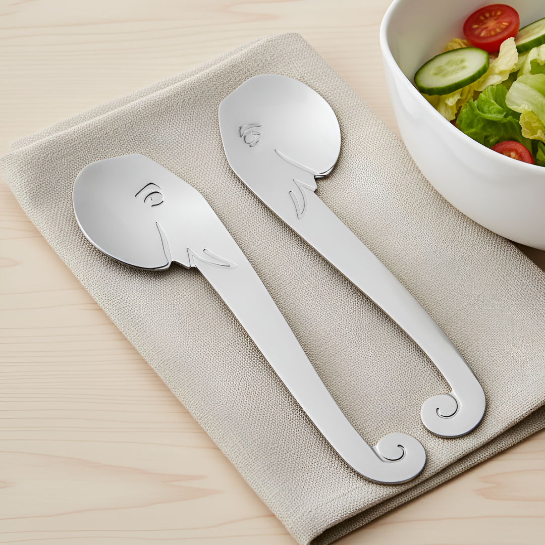Salad Servers Medium - Elephant