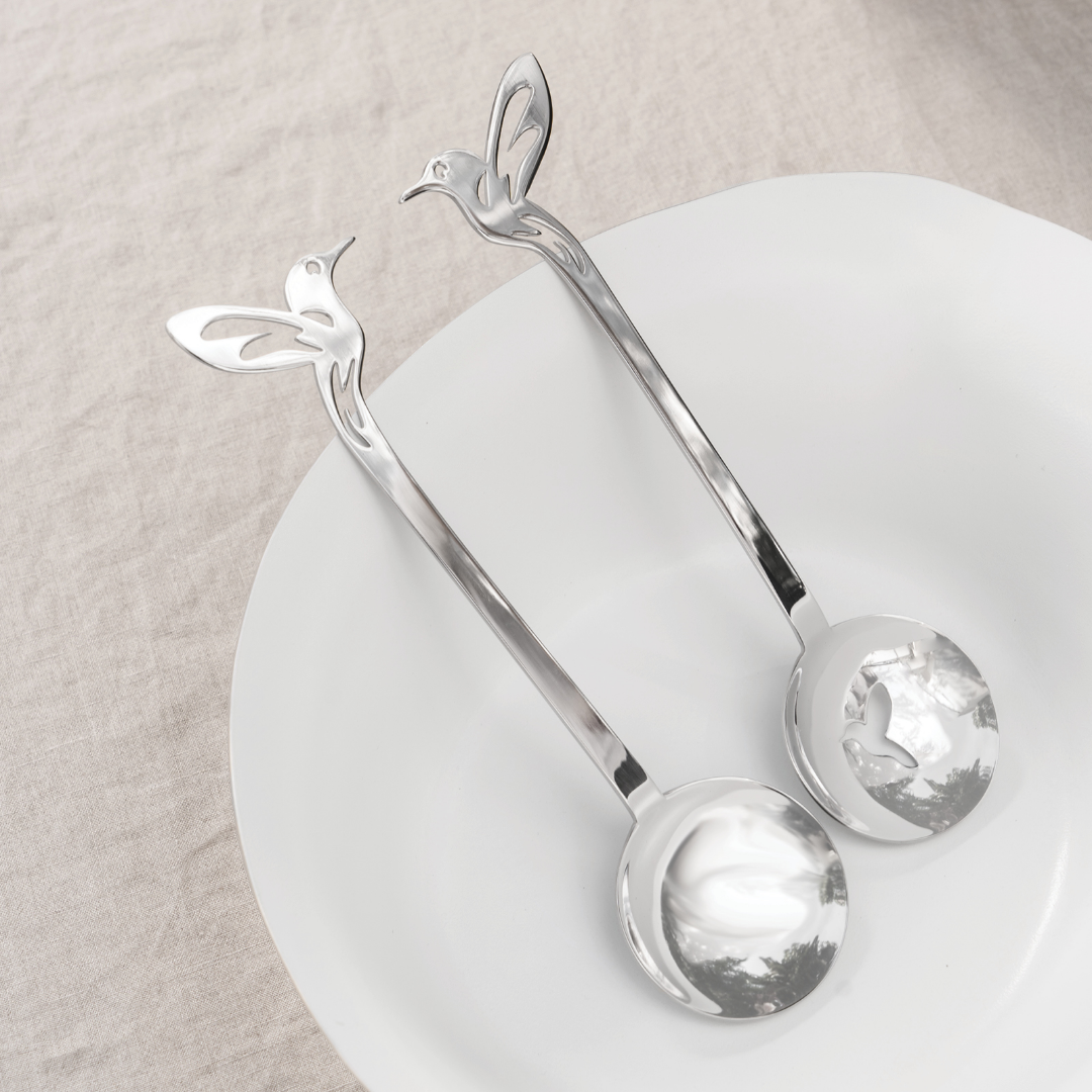 Salad Servers Medium - Hummingbird