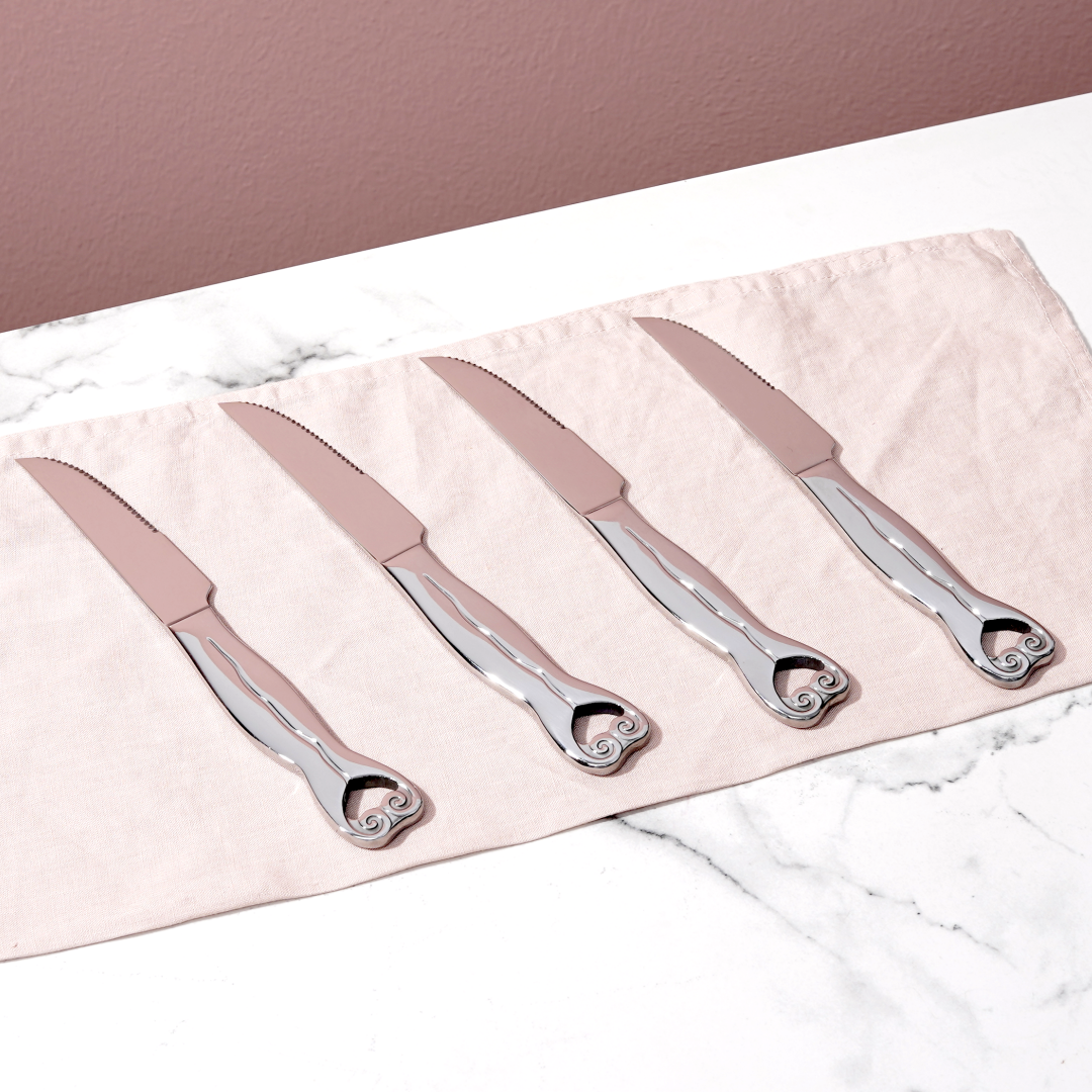 Steak Knife Set Of 4 - Hanging Wave