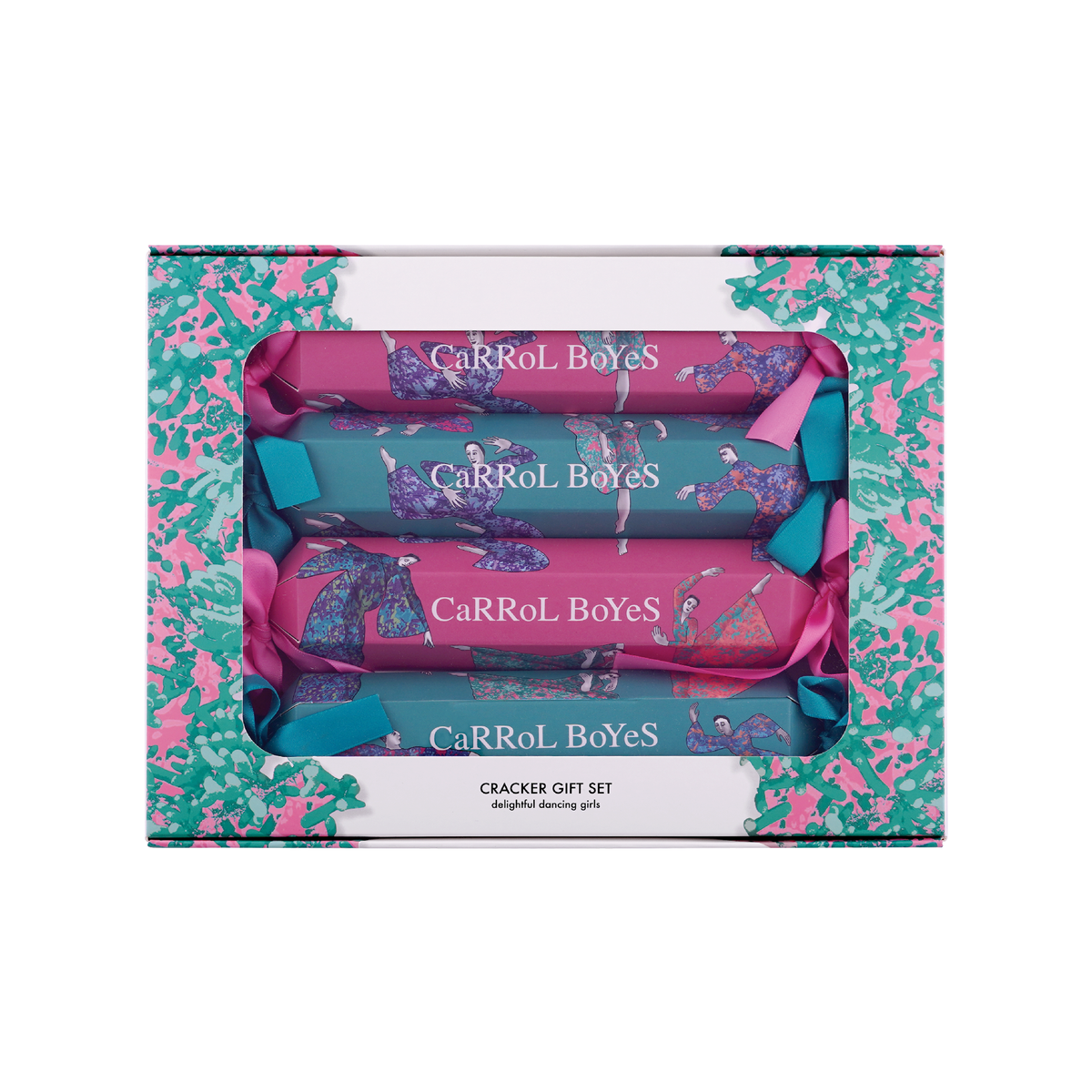 CRACKER GIFT SET - delightful dancing girls - pink