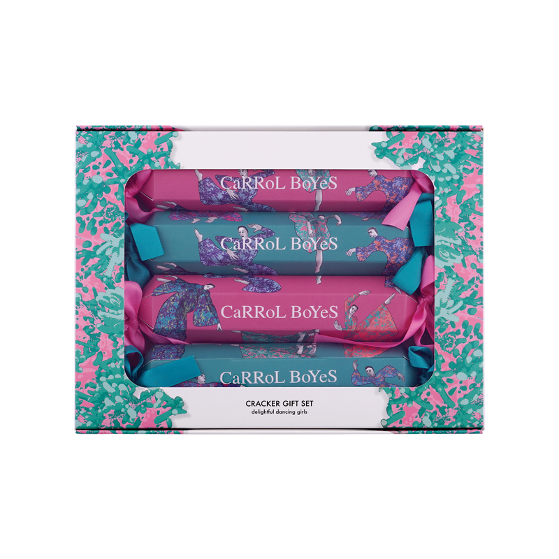 CRACKER GIFT SET - delightful dancing girls - pink