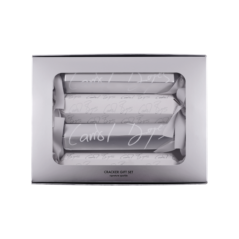 CRACKER GIFT SET - signature sparkle – grey – CaRRoL BoYeS