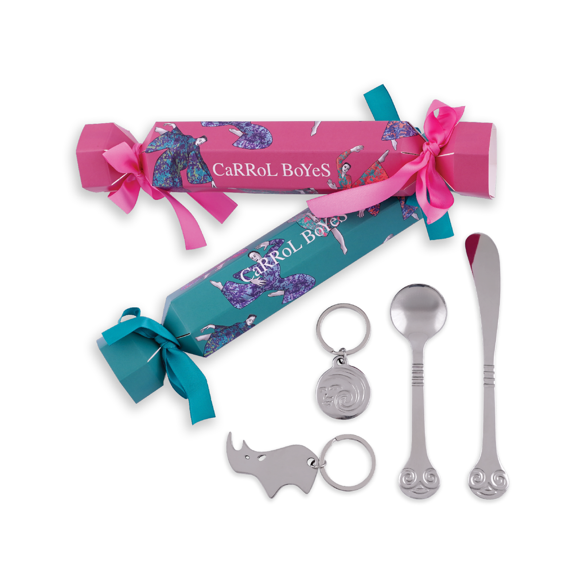 CRACKER GIFT SET - delightful dancing girls - pink