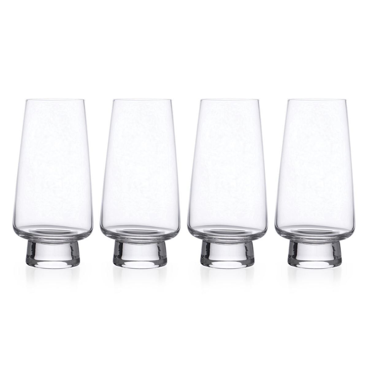 FOOTED HI BALL GLASS SET OF 4 - baobab
