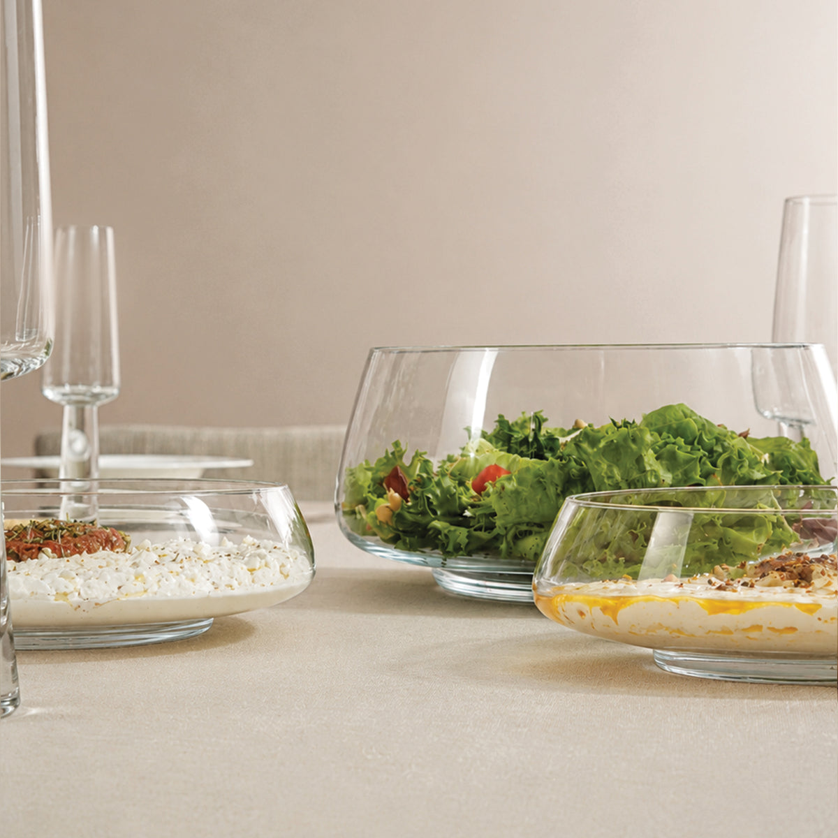 SERVING BOWL MEDIUM SET OF 2 - baobab