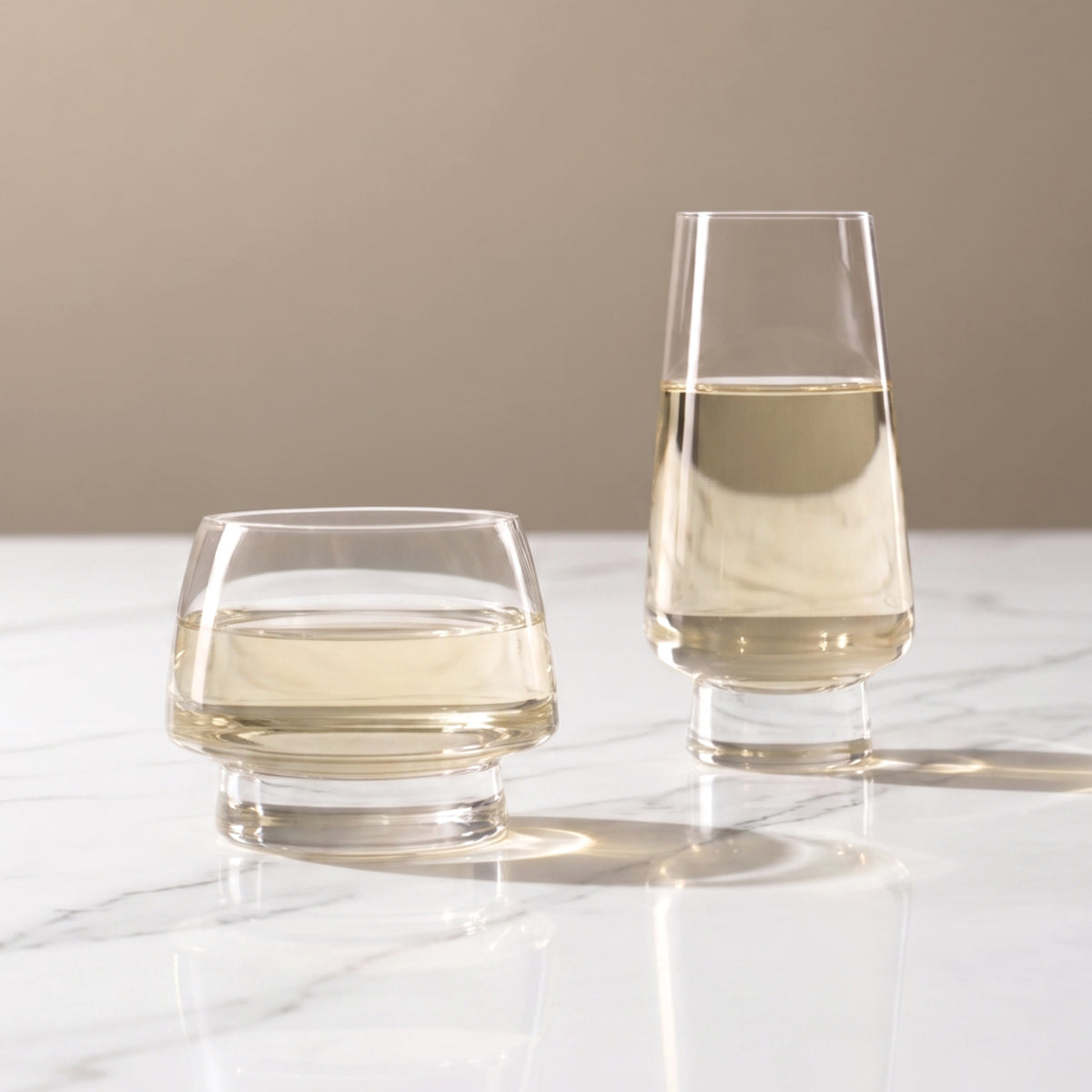 FOOTED HI BALL GLASS SET OF 4 - baobab