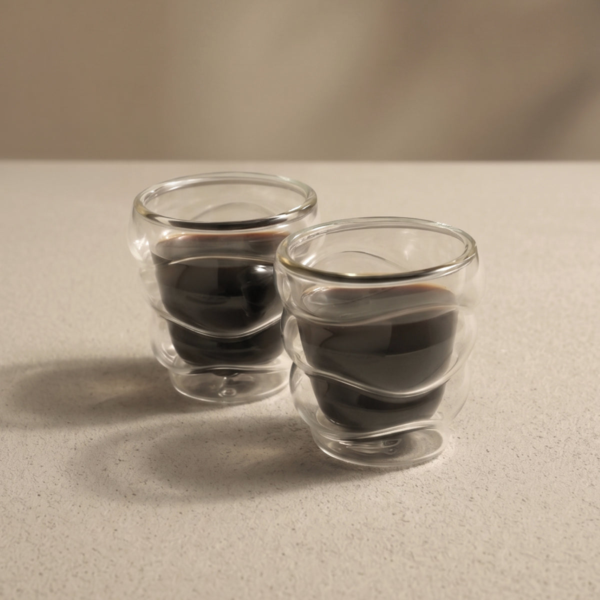DOUBLE WALL ESPRESSO CUP SET - wound up