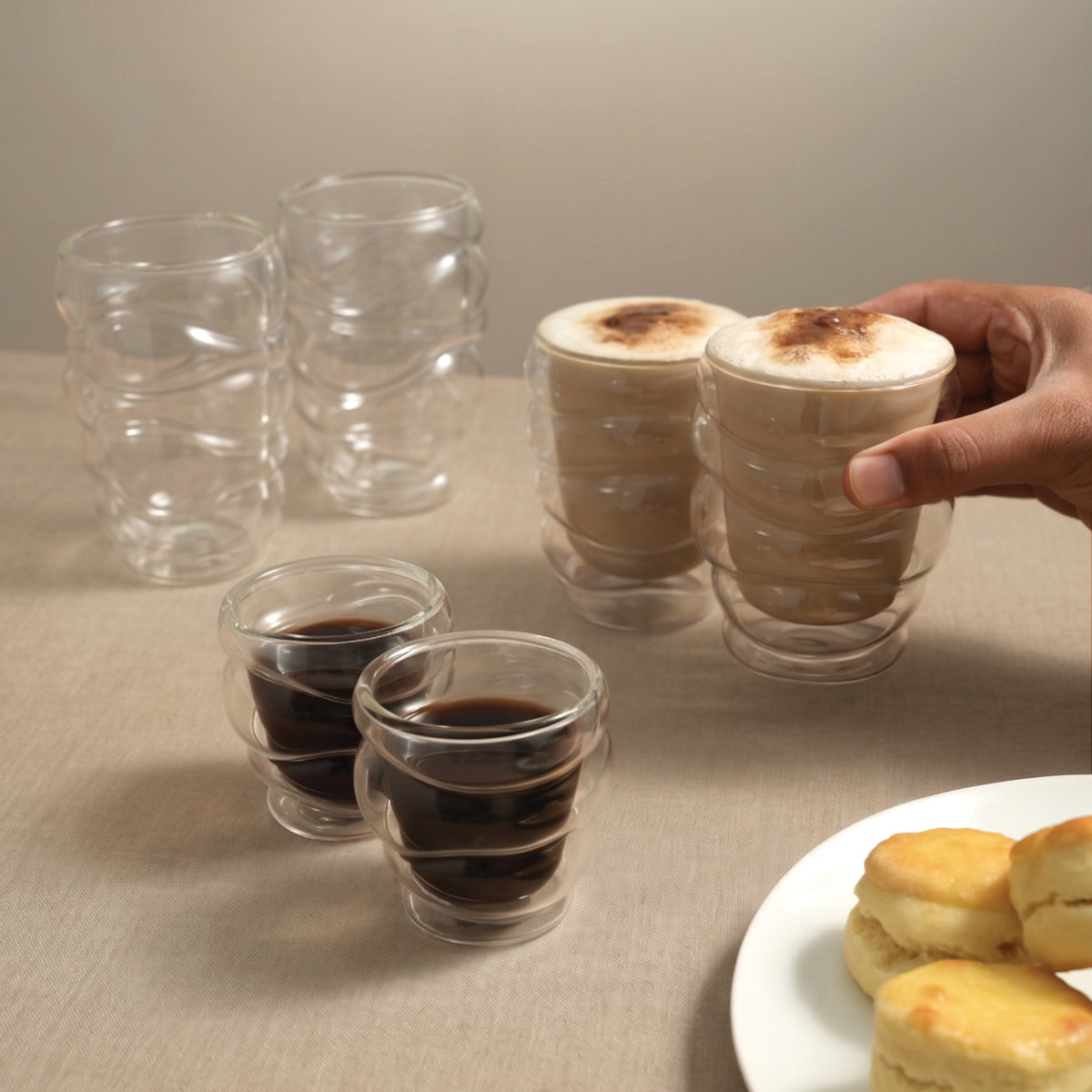 DOUBLE WALL MUG MEDIUM SET - wound up