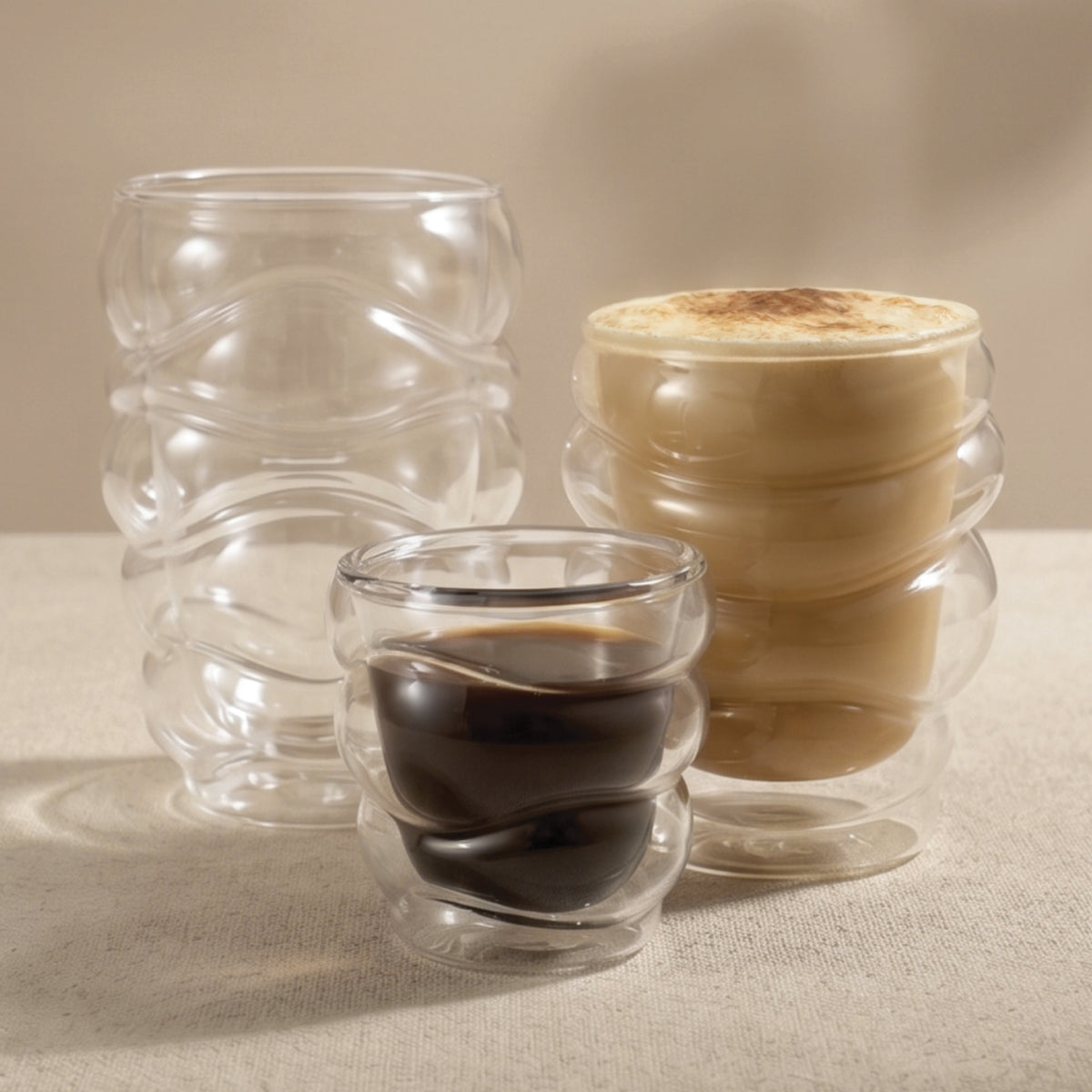 DOUBLE WALL ESPRESSO CUP SET - wound up