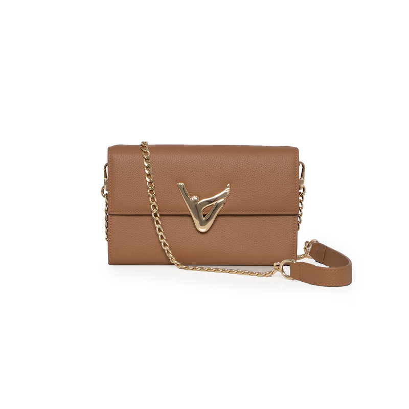 Chain Purse - Toe Touch - Brown