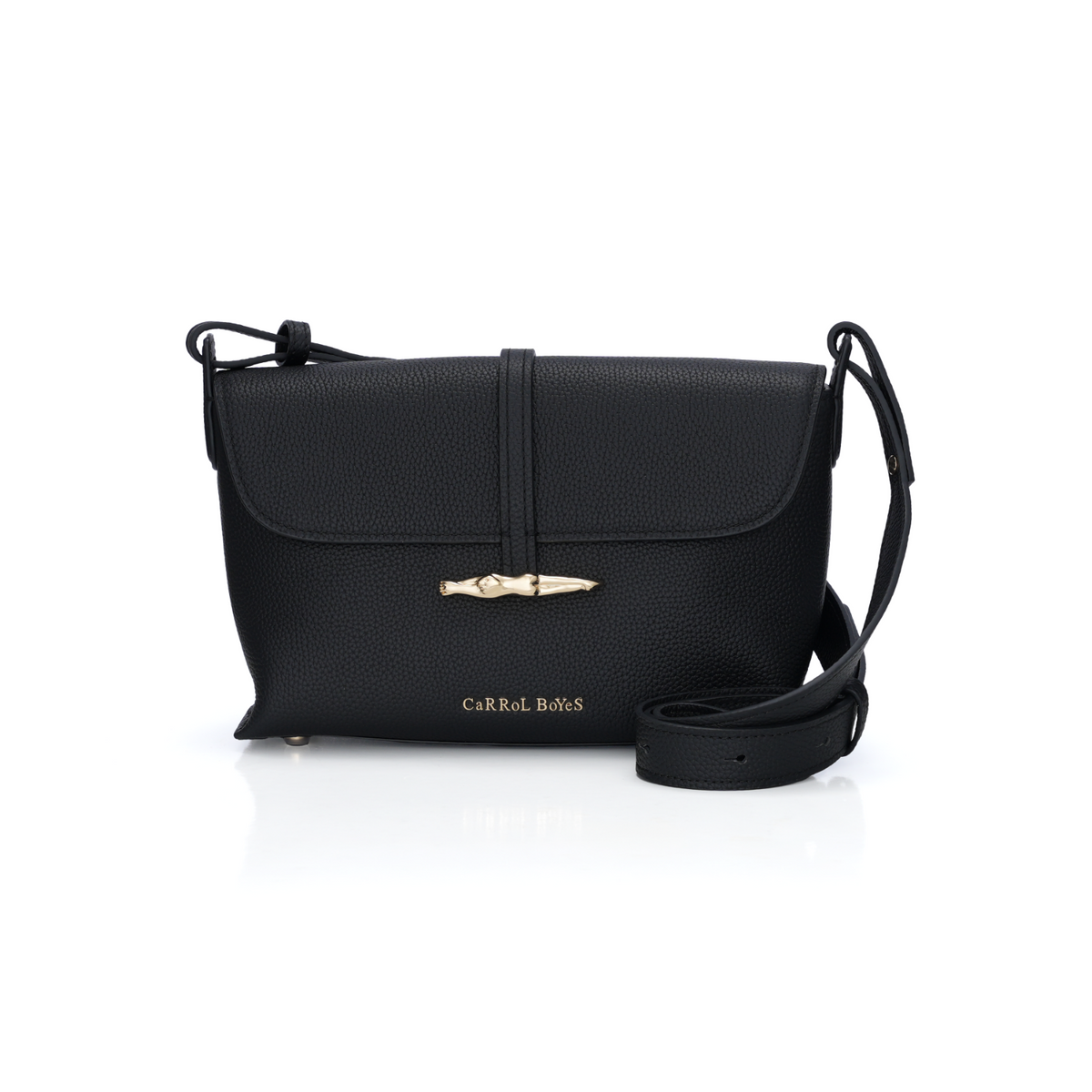 FLAP BAG - diver - black