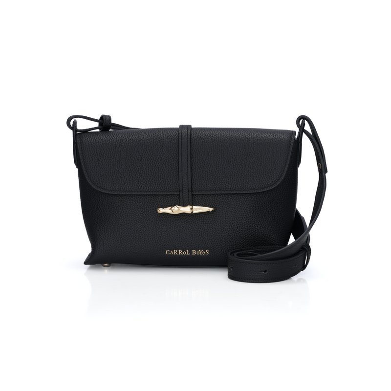 FLAP BAG - diver - black