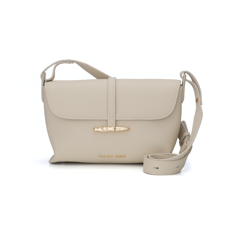 FLAP BAG - diver - cream