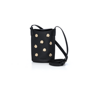 STUDDED PHONE POUCH - cradle - black
