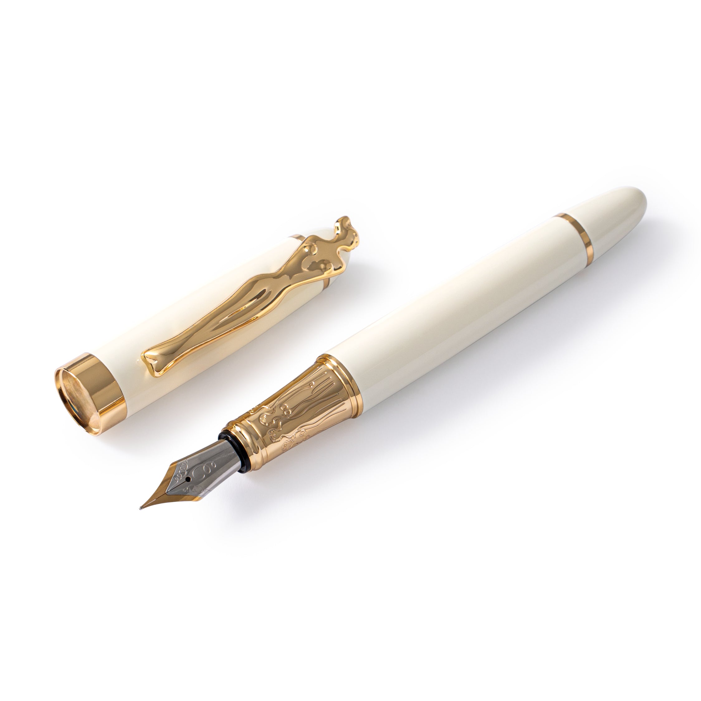 FOUNTAIN PEN - woman - gold - cream