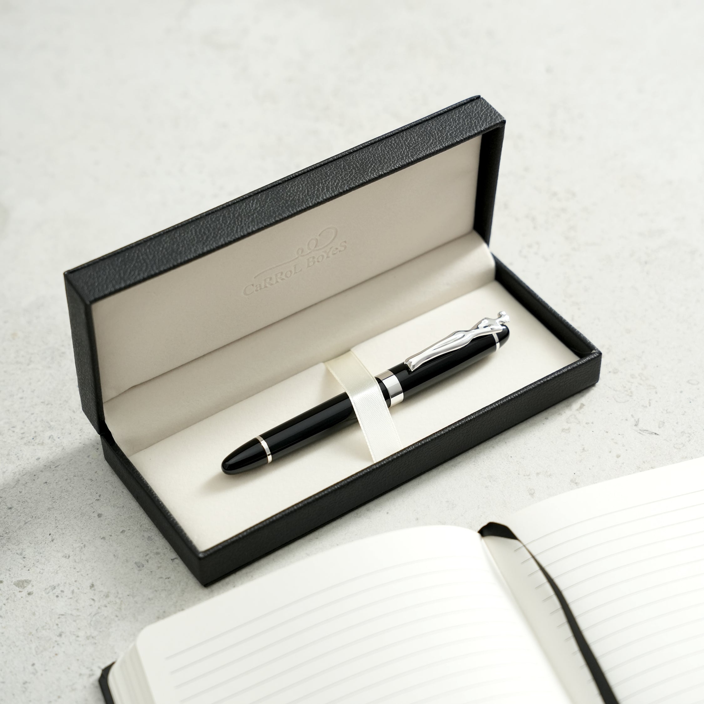 ROLLERBALL PEN - woman - silver - black
