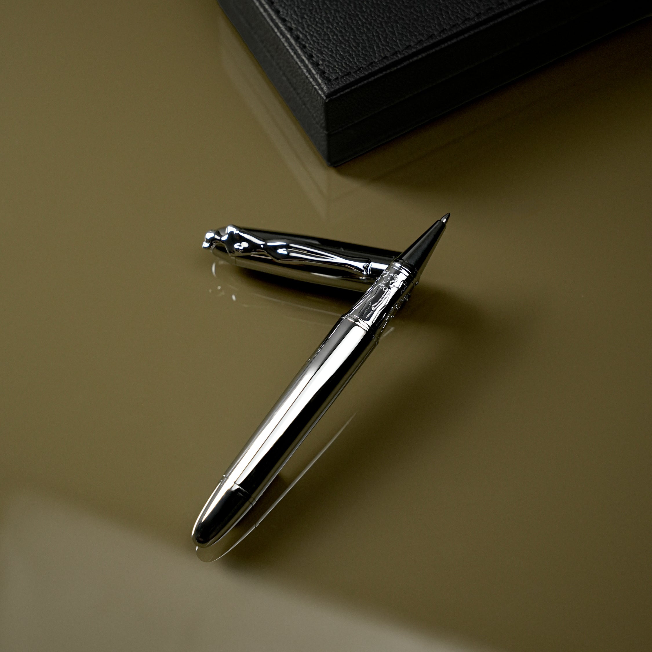 ROLLERBALL PEN - woman - silver - silver