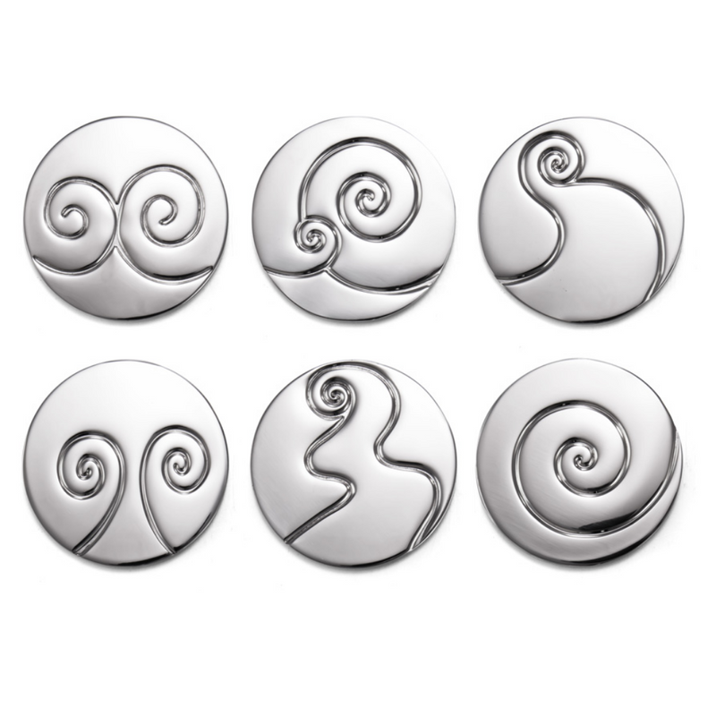 Coaster Set Of 6 - Shapes