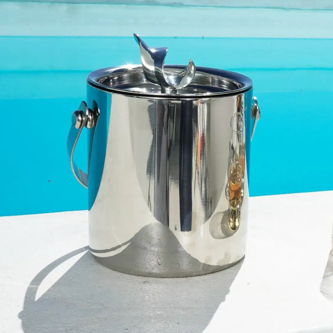 Ice Bucket With Handle - New Leaf